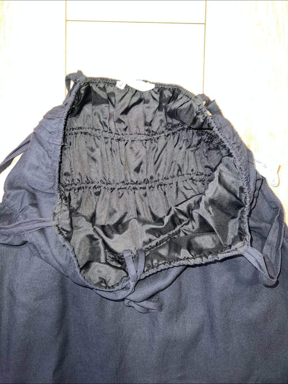 Bluenotes Black Tie-Front Mini Dress - Picture 15 of 16